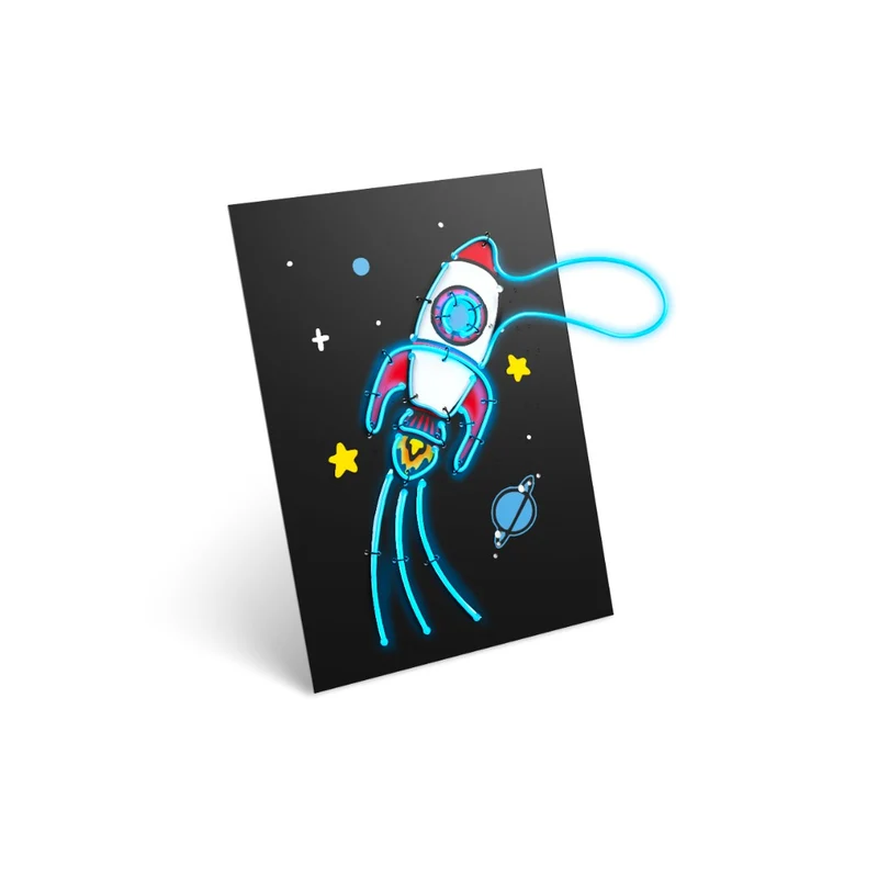 Kidywolf Kidyneon Illuminated Drawing Kit Pack