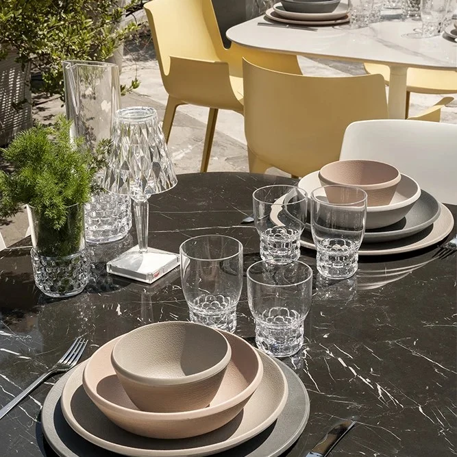 Kartell Trama Soup Plate Ø 21 cm - Set of 4