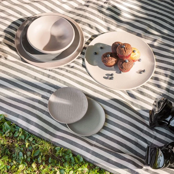 Kartell Trama Dinner Plate Ø 27 cm - Set of 4