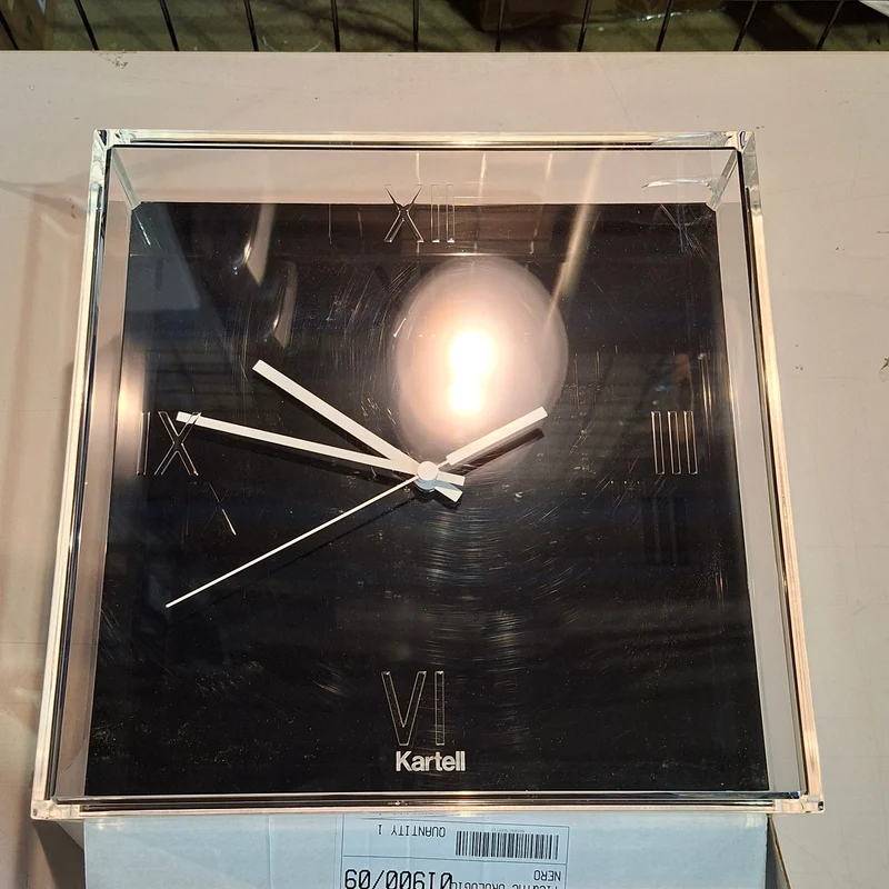 Kartell Tic & Tac Clock (Black) - Second chance 3