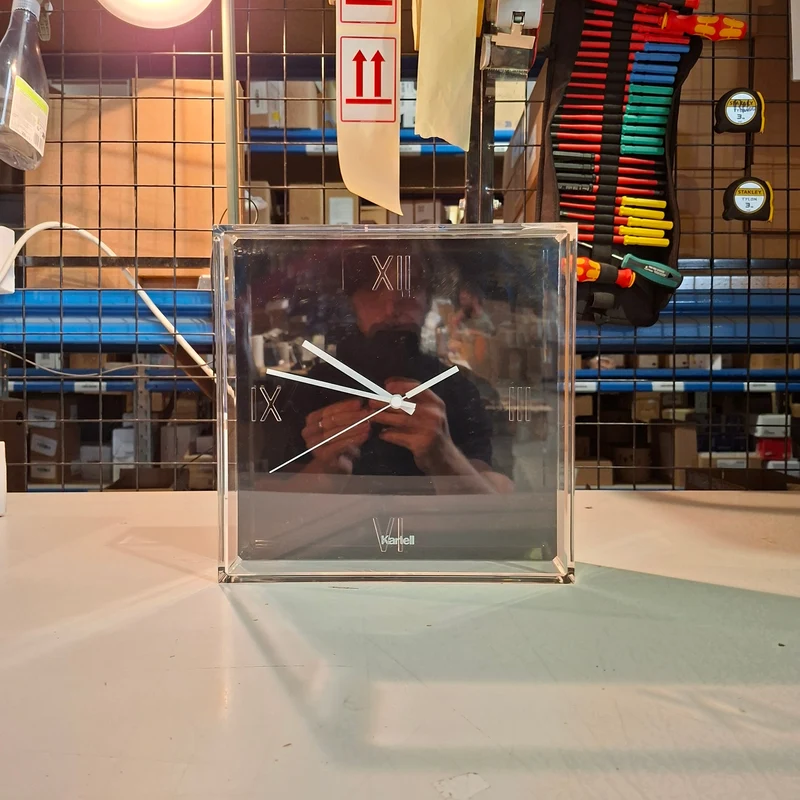 Kartell Tic & Tac Clock (Black) - Second chance 3