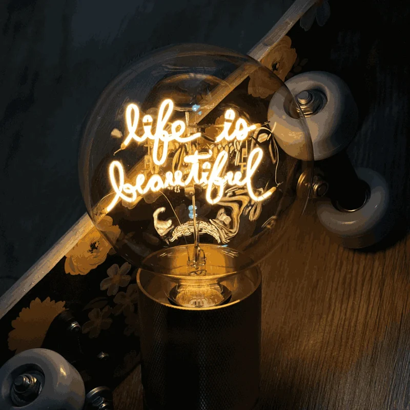 MITB by Elements Lighting Life is beautiful E27 Bulb