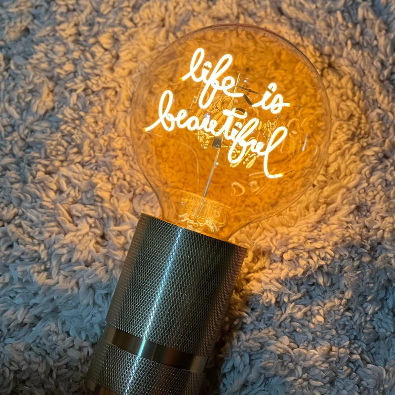 MITB by Elements Lighting Life is beautiful E27 Bulb