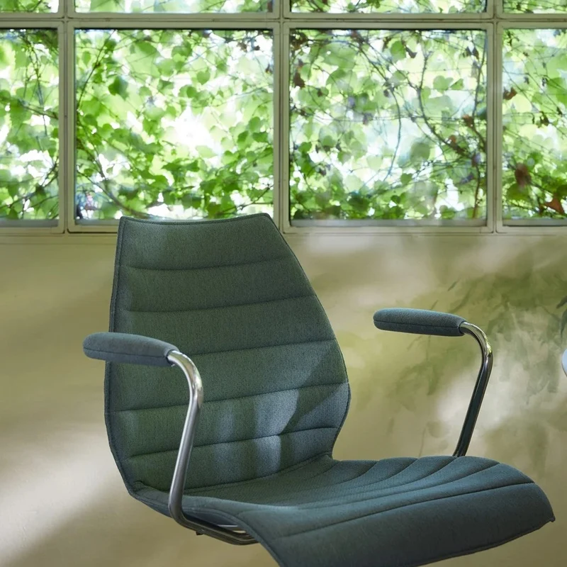 Kartell Maui Soft Trevira Swivel Armchair