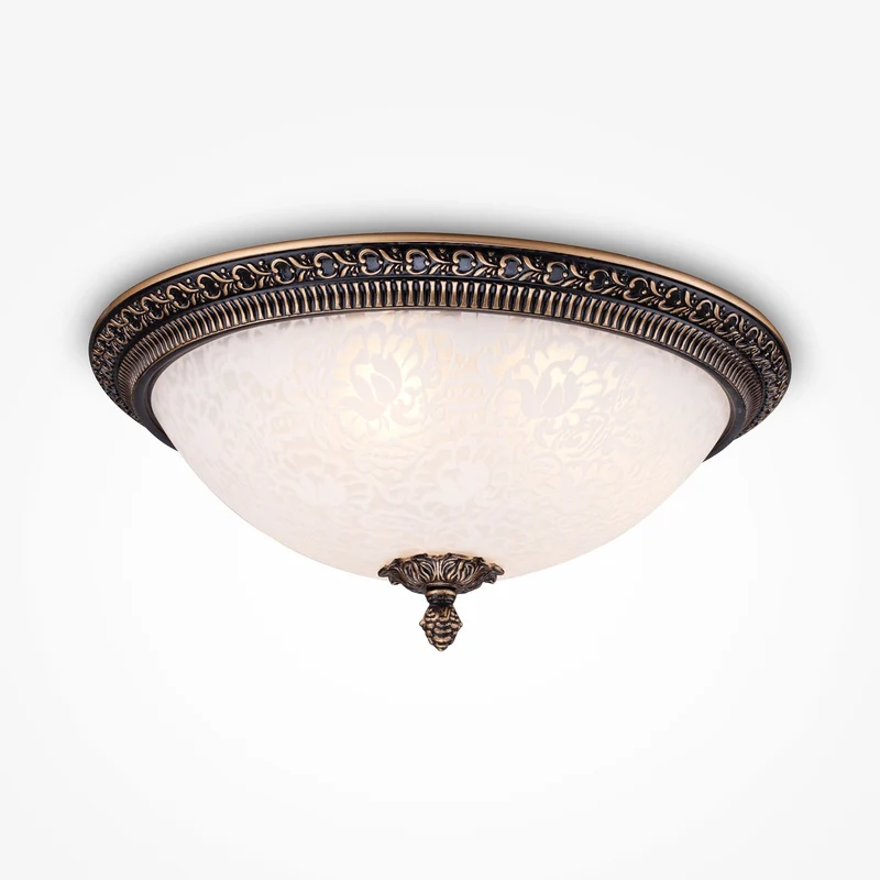 Plafonnier Metal Verre