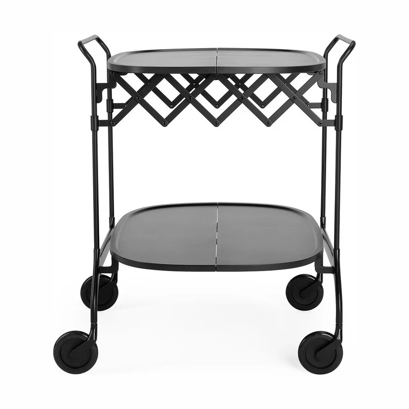 Kartell Gastone Folding Trolley - Painted Steel Frame