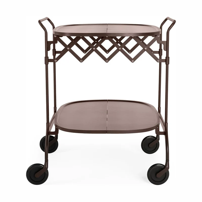 Kartell Gastone Folding Trolley - Painted Steel Frame