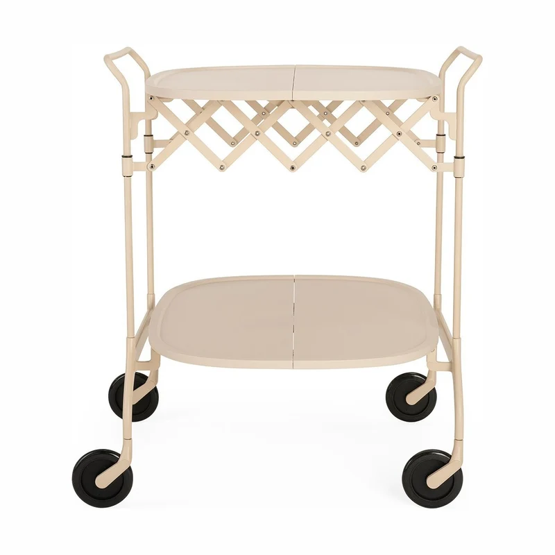 Kartell Gastone Folding Trolley - Painted Steel Frame