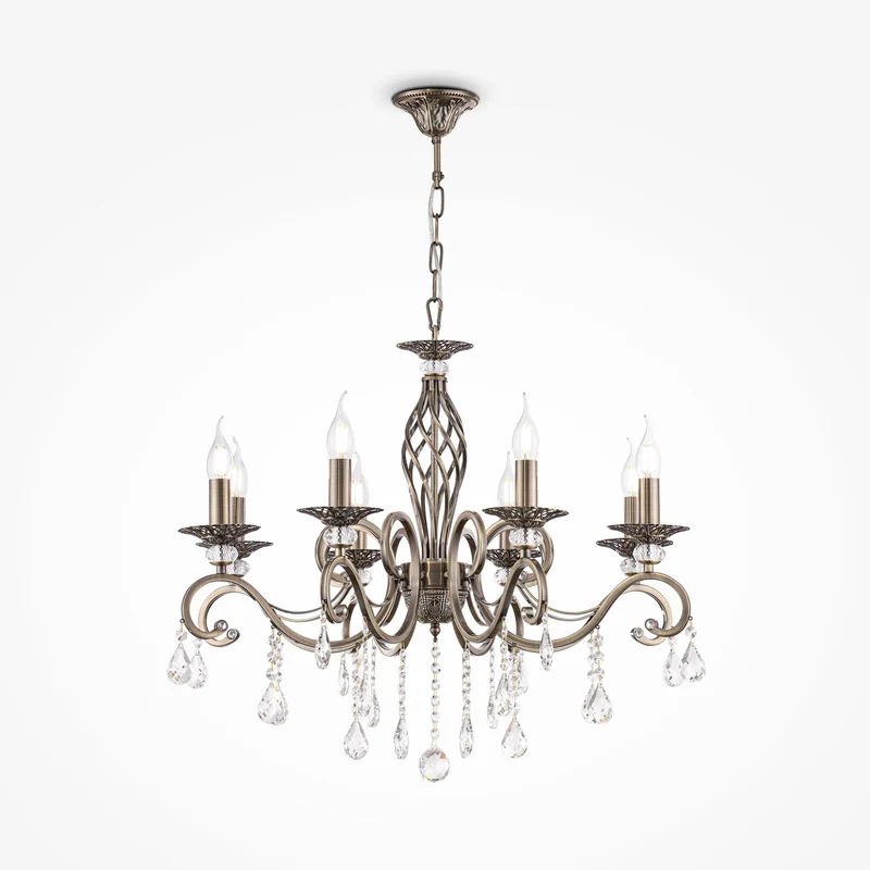 Lustre Ancien 8 Branches