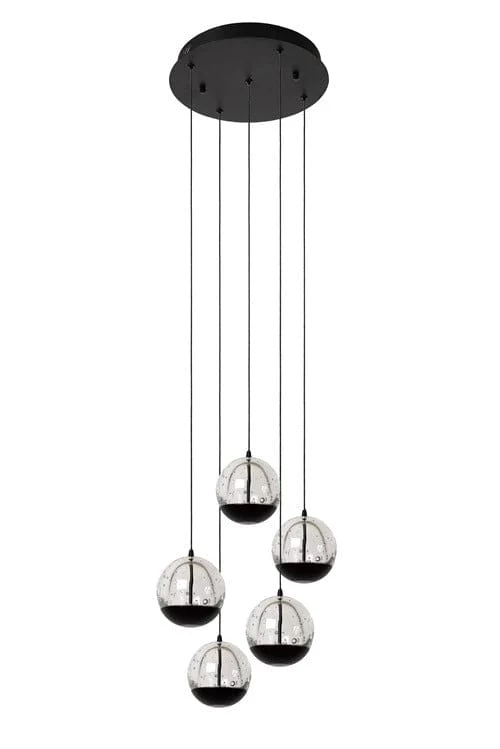 Suspension Ajourée Noir