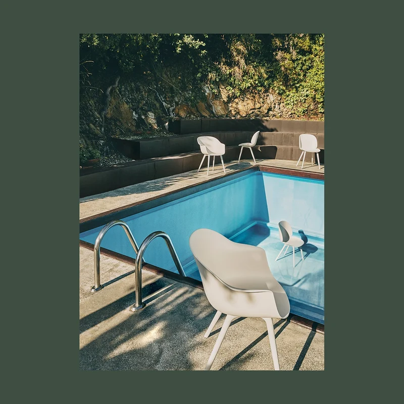 Gubi Bat Outdoor Dining Chair