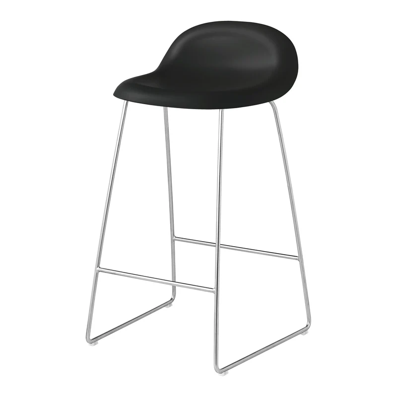Gubi 3D Counter Stool Un-Upholstered