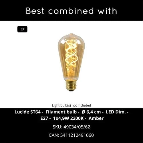 Suspension 3 Lampes Pour Cuisine