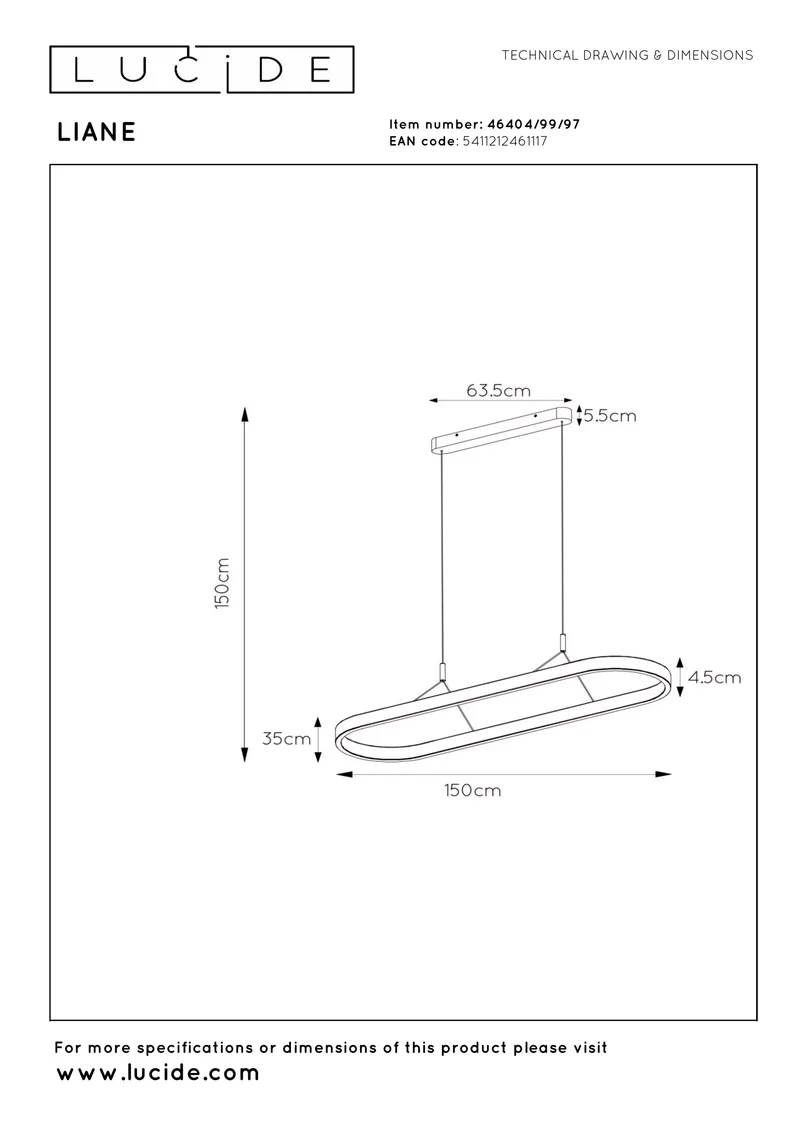 Plafonnier Suspendu