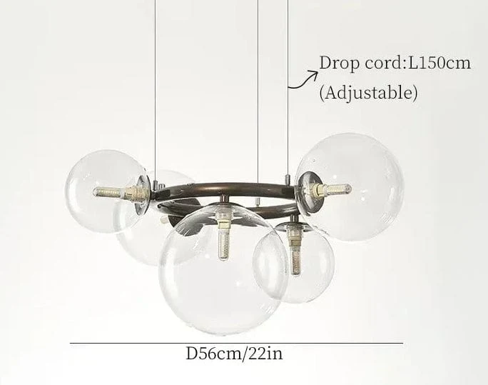 Suspension Verre Boule