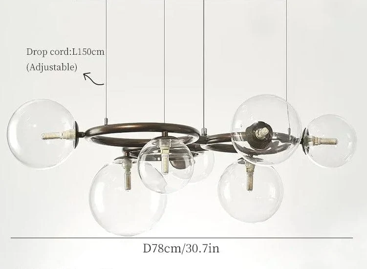 Suspension Verre Boule