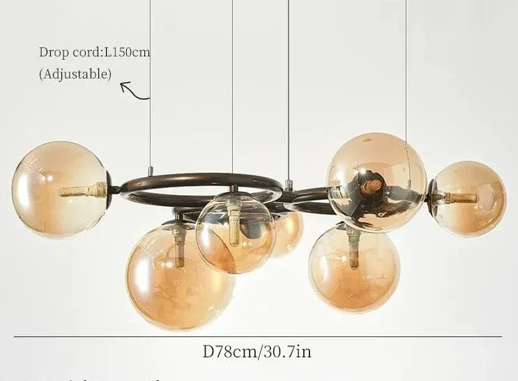 Suspension Verre Boule