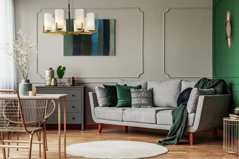 Lustre Avec Abat Jour En Verre