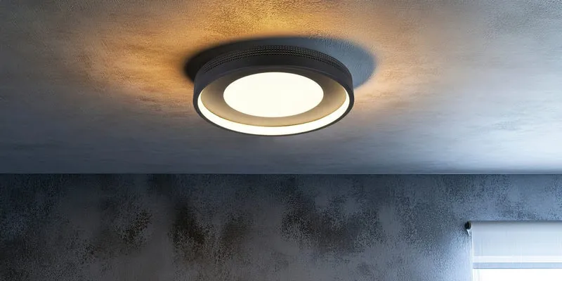 Plafonnier Led Design Noir