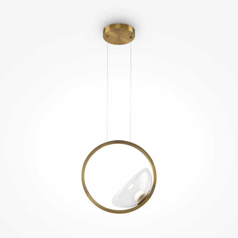 Lampe Suspension Doré
