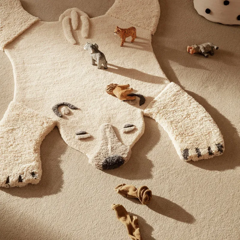 Ferm Living Animal Tufted Rug Polar Bear