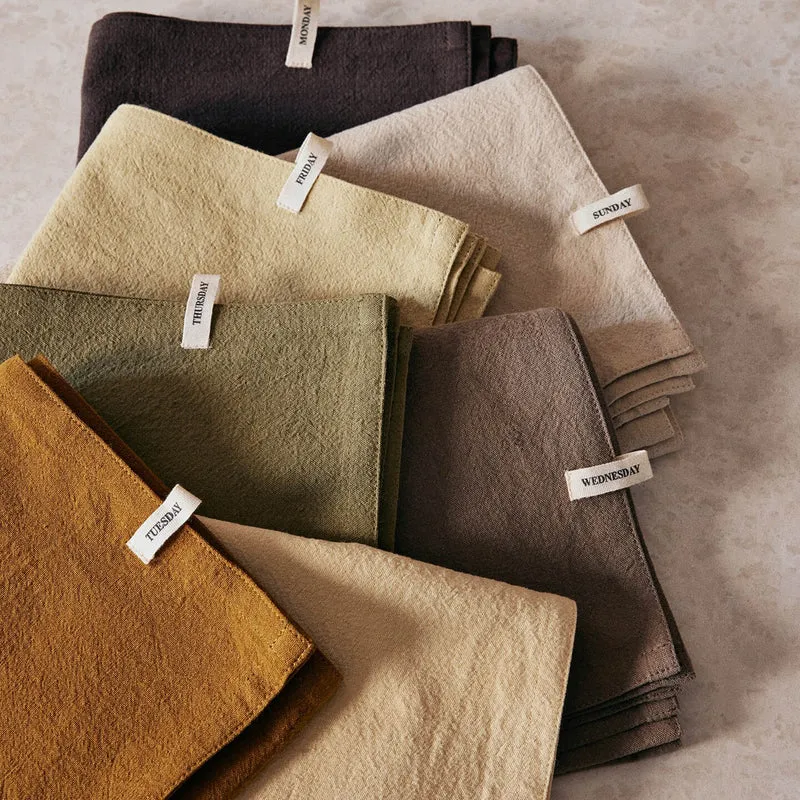 Ferm Living Day Tea Towels - Set of 7