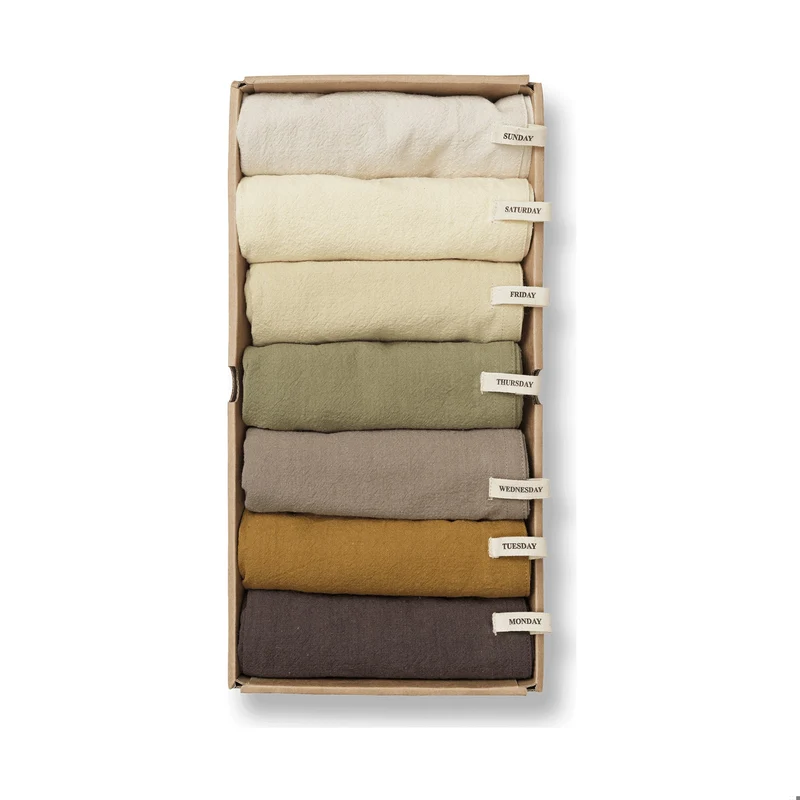 Ferm Living Day Tea Towels - Set of 7