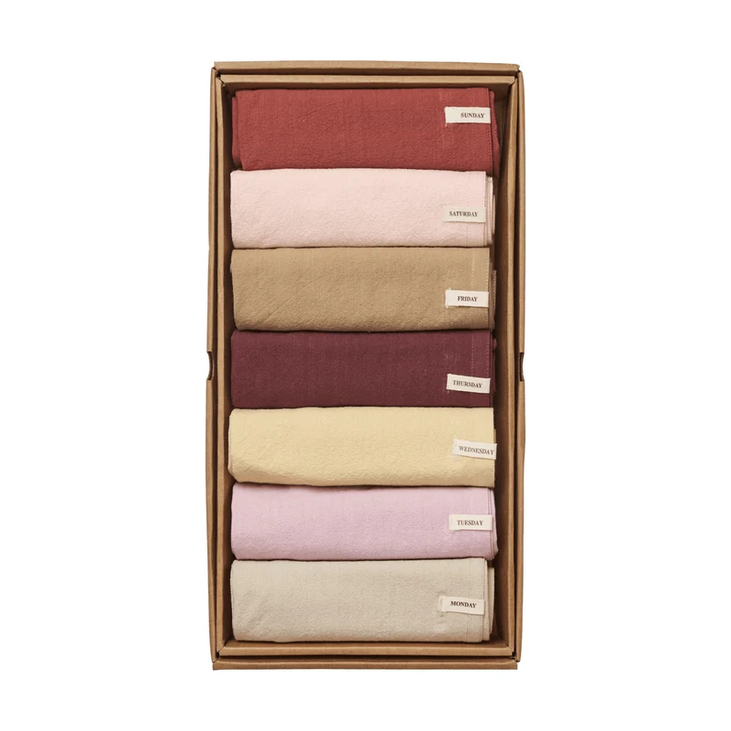 Ferm Living Day Tea Towels - Set of 7