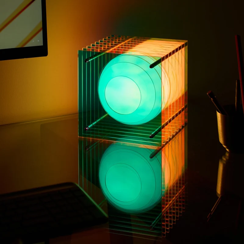 BằNG Lớp Big Square Table Lamp