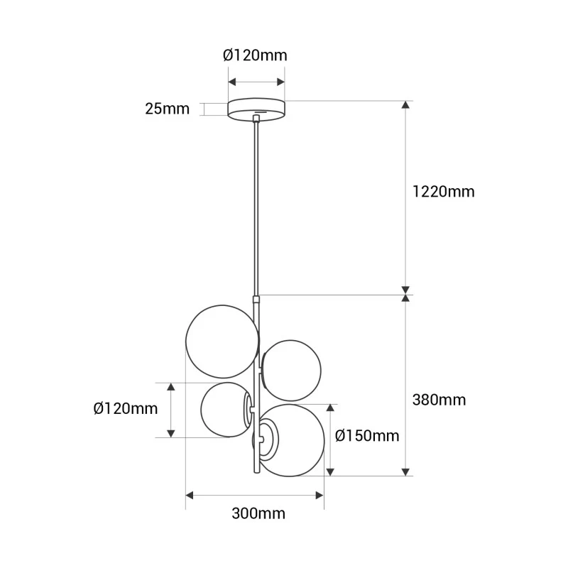 Boule Lumineuse Suspension