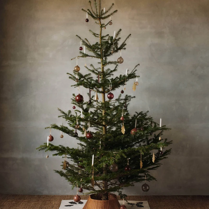 Ferm Living Oak Christmas Tree Blanket