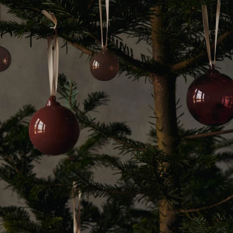Ferm Living Glass Baubles - Set of 3