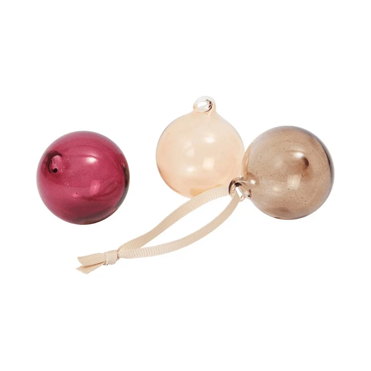 Ferm Living Glass Baubles - Set of 3