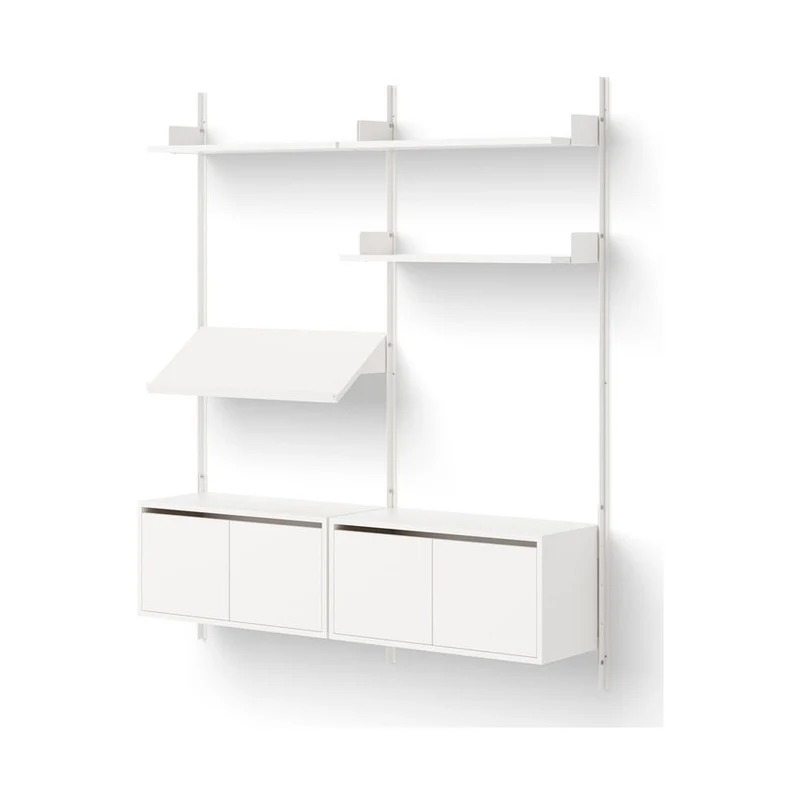 New Works Living Shelf + Cabinets Low with Doors