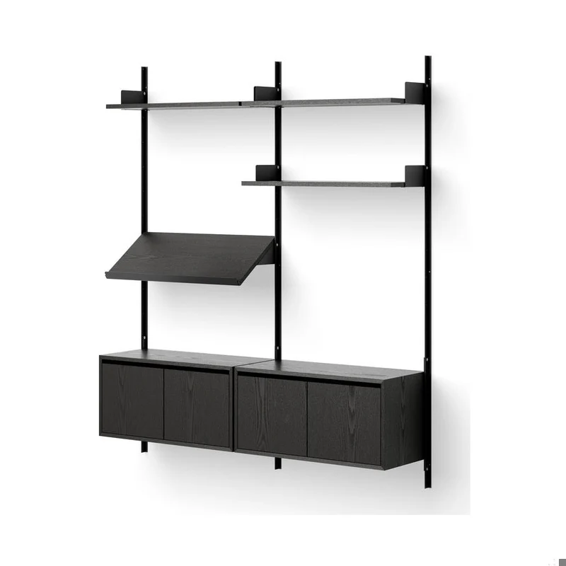 New Works Living Shelf + Cabinets Low with Doors