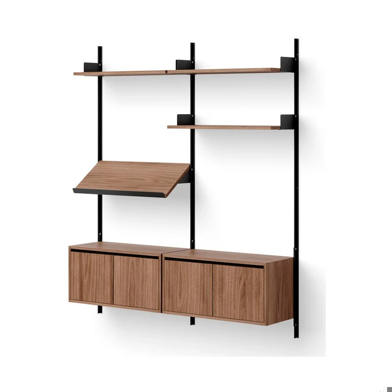 New Works Living Shelf + Cabinets Low with Doors