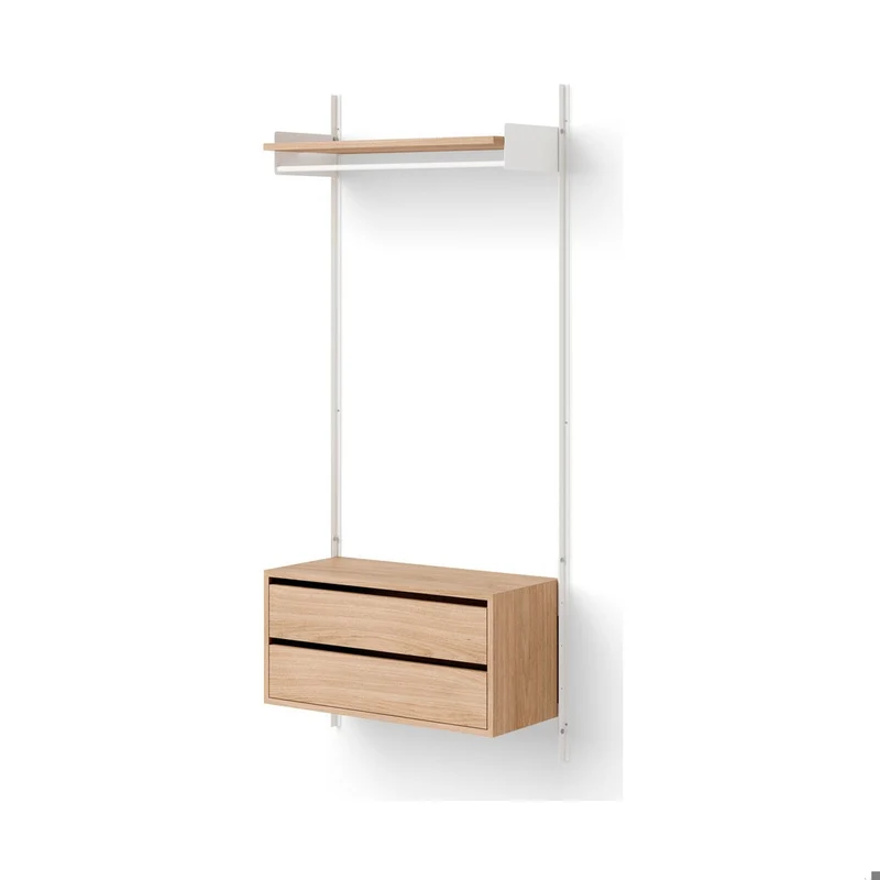 New Works Wardrobe Shelf 1 + Cabinet with Drawers