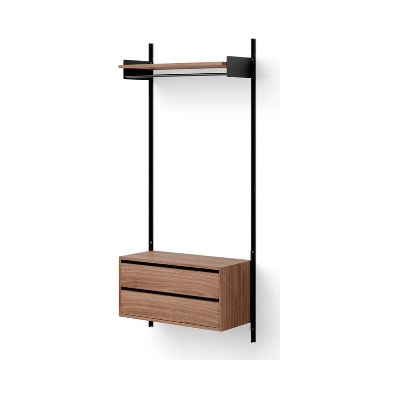 New Works Wardrobe Shelf 1 + Cabinet with Drawers