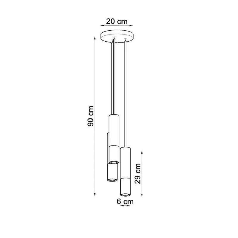 Suspension 3 Luminaires
