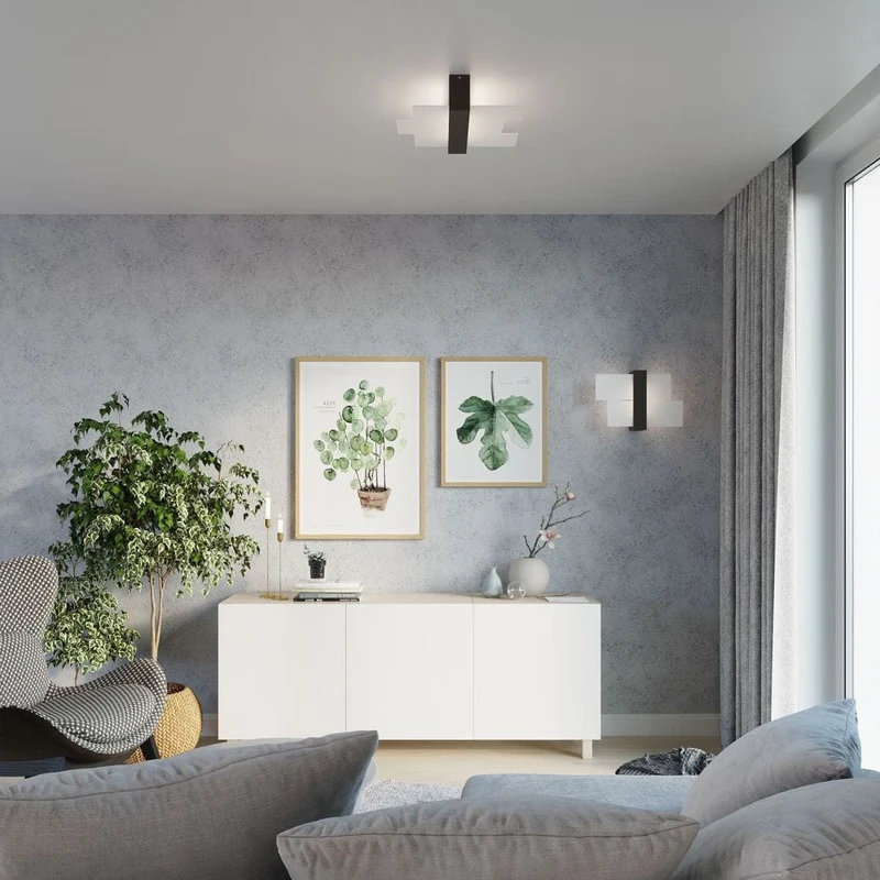Plafonnier Bois Et Verre