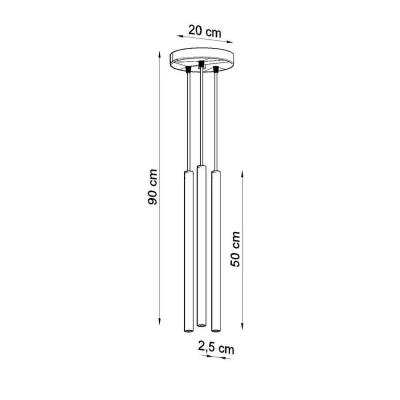 Suspension 3 Lampes Cuisine