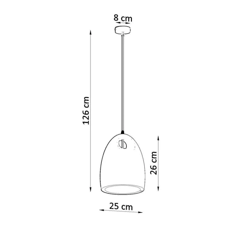 Suspension Cylindrique Blanche