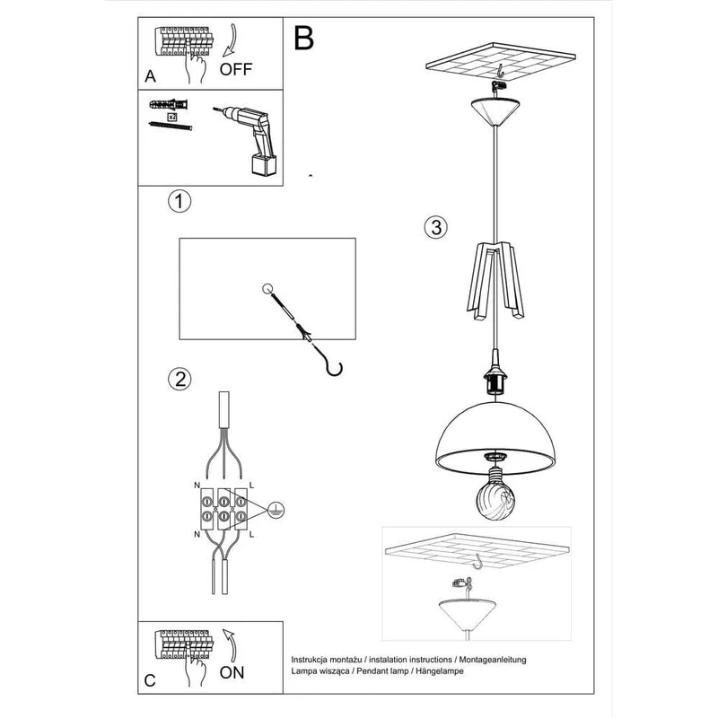 Suspension Ilot Cuisine