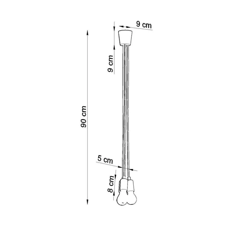 Suspension Industrielle Vert