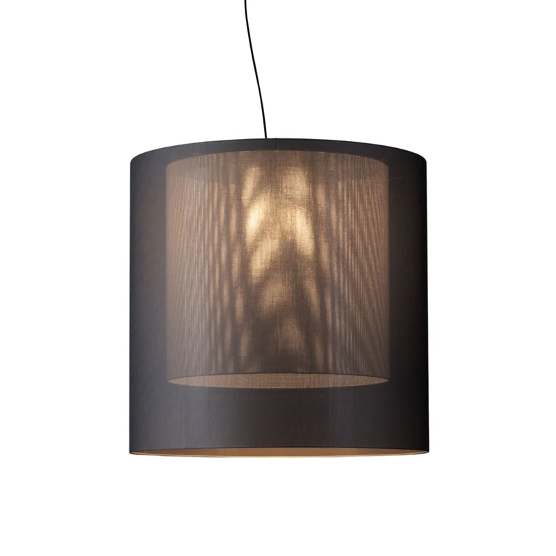 Santa & Cole Moaré with Inner Shade Pendant Lamp