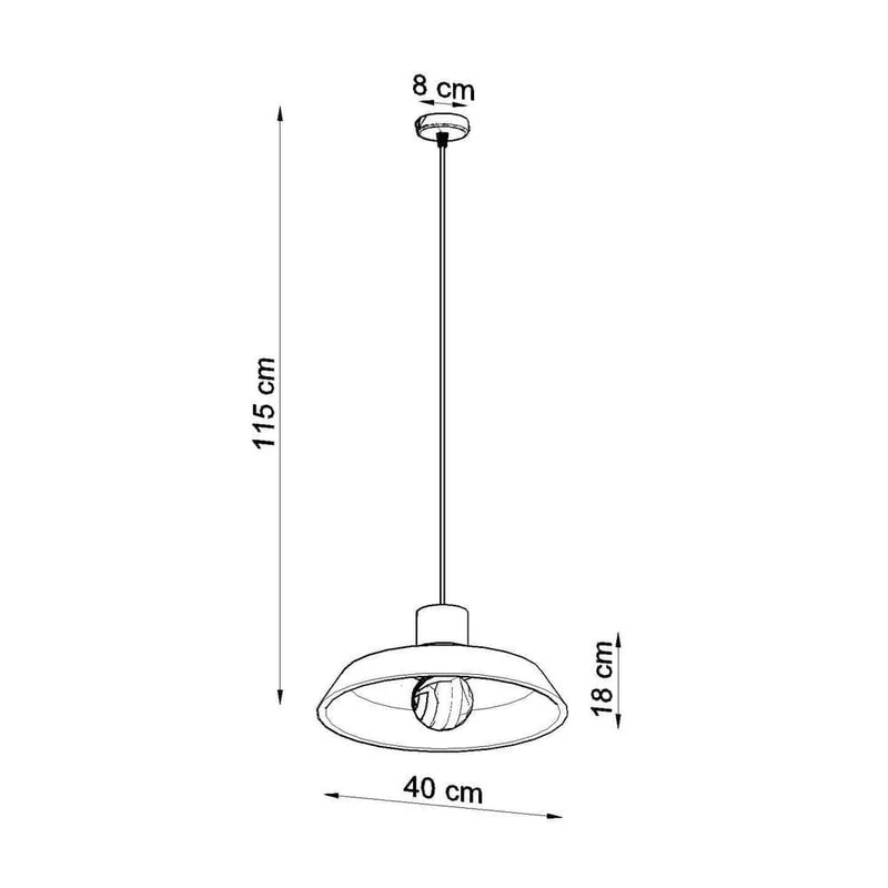Suspension Luminaire Grise