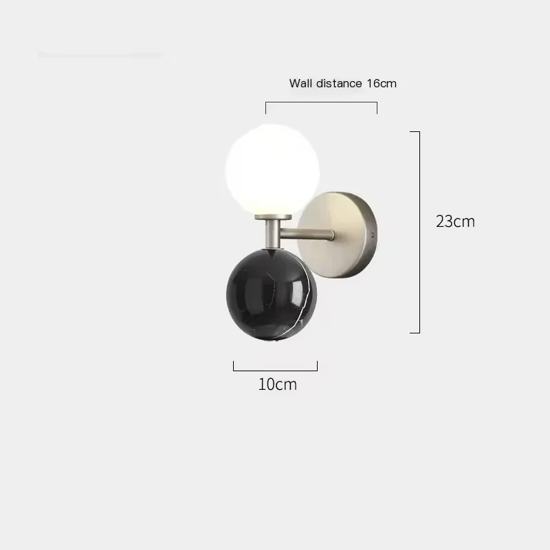 Applique Boule Verre