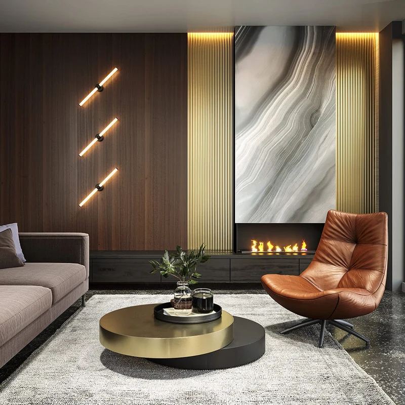Appliques Led Design Noir