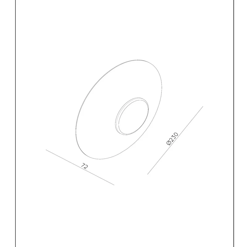 Applique Murale Ronde Design