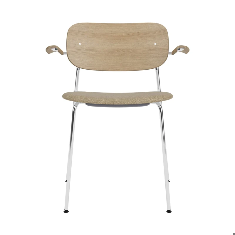 Audo Copenhagen Co Dining Chair Upholstered Seat with Armrests